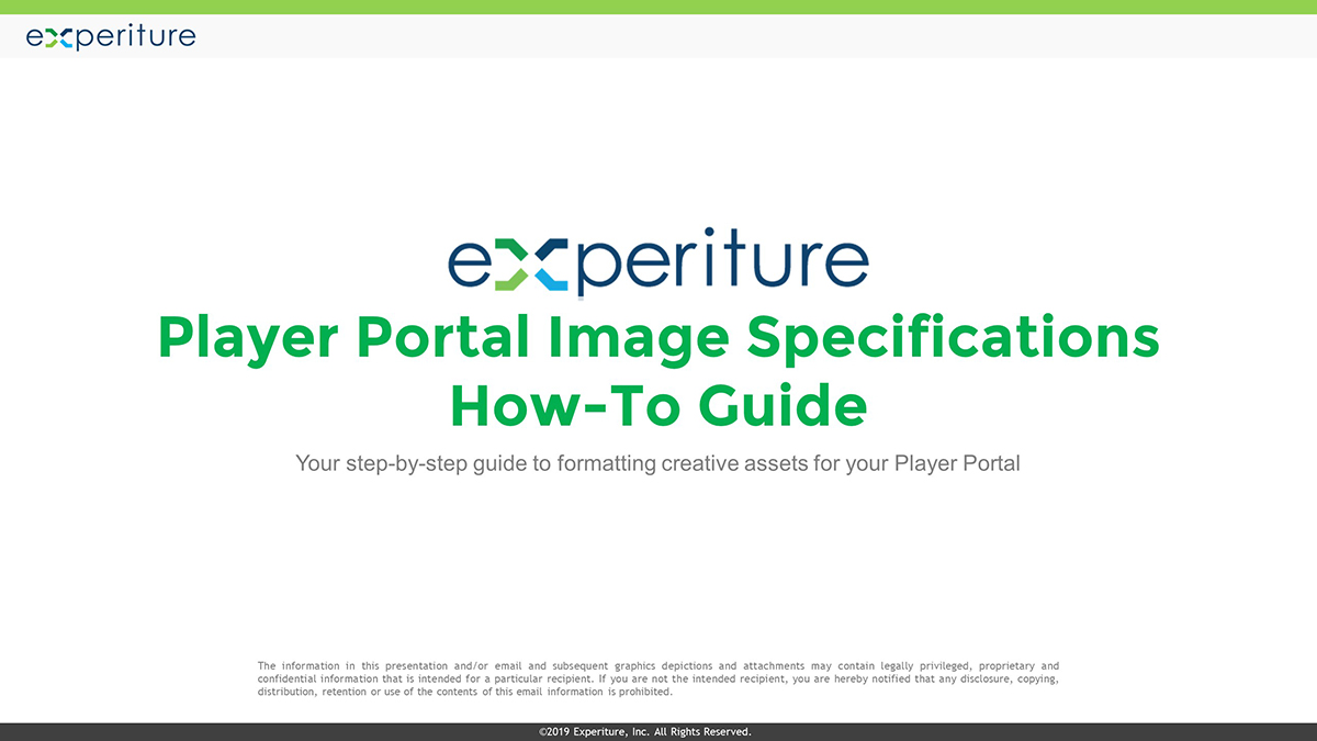 UX Image Specifications Guide – Welcome